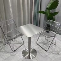 Table console moderne convertible et extensible en fer forgé pour salon de villa, mobilier de maison
