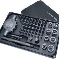 Kit de tournevis à cliquet 68-en-1 en acier S2 avec embouts magnétiques, outil de précision compatible impact pour l'électronique et la réparation de téléphones
