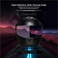 Casque de moto modulable intégral à visière relevable en ABS pour la réparation et les ateliers de modification