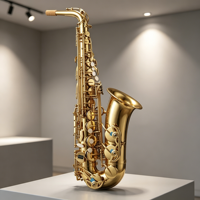 Wholesale/OEM/Factory Price Professional Performance BB/Eb Alto Saxophone Brass Flat B-key Wind Instruments Adult Beginners