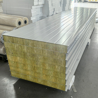 Panel Sándwich de PU para Aislamiento de Paredes y Techos de Almacenes Industriales, Material de Construcción