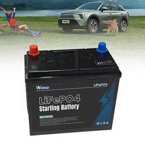 汽车维修店批发启动电池 800CCA 55Ah 60Ah 极寒性能汽车启动锂电池 12v - Product Image 1