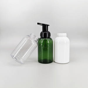 Offre Spéciale – Bouteille en plastique PET ronde vide de 250 ml pour lotion, shampoing, gel douche, savon liquide et <span class=keywords><strong>mousse</strong></span> nettoyante - Product Image 3