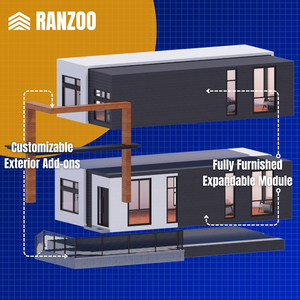 Nhà mô-đun hai tầng với bố cục rộng rãi và nội thất cao cấp Nhà mô-đun 2 tầng - Product Image 2