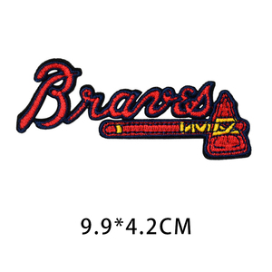 In Stock Baseball Team Logo <strong>Designer</strong>-embroidery-<strong>patch</strong> Laser Applique <strong>Custom</strong> <strong>Patch</strong> Tag Name Embroidery <strong>Patches</strong> - Product Image 5