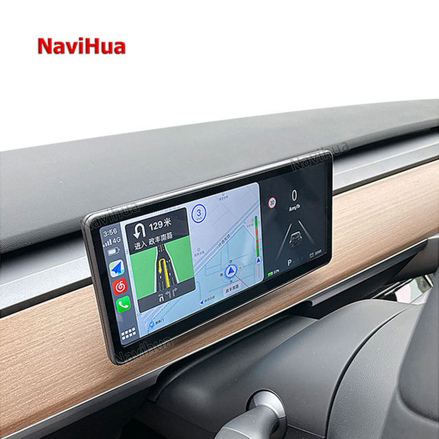 Navihua 4.6" LCD Car Instrument Cluster Digital Dashboard Head-up Display Linux System AMD & Intel for Tesla Model 3 / Y