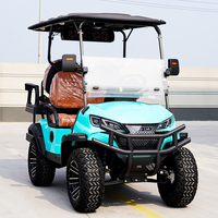 Voiturette de golf électrique puissante avec moteur performant, conduite fluide, 6 places, certifiée EEC