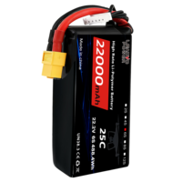 Аккумулятор LiPo 25C 6S 22.2V 12Ah 16Ah 22Ah 25Ah для БПЛА, FPV-дронов, квадрокоптеров, дронов с фиксированным крылом и мультироторных дронов