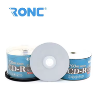 CD-RW vierges Ronc 56x 80 minutes 700 Mo en stock, matériau PC monocouche 120 mm, prix usine, logo OEM