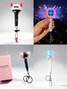 En stock - Bangtan Boys Mini ARMYY <span class=keywords><strong>Bombi</strong></span> Light Stick Keychain LED V4.0 Glow Stick pour les fans de Kpop - Porte-clés - Pendentif - Cadeau - Décoration - Product Image 4
