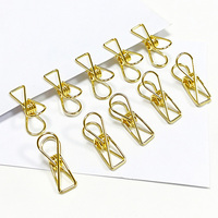 Clips de Papel Metálicos Bonitos, Suministros de Oficina, Mini Clips Coloridos para Fotos