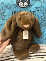 Jellycat 2026 Nouvelle Peluche Lapin en Fourrure 31cm Super Douce Rembourrée Coton PP Doublure en Maille Poupée Confortable avec Étiquettes Complètes