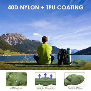 Colchoneta Inflable Ultraligera para Camping con Bomba de Pie Integrada, Colchón de Aire Compacto y Ligero, la Mejor Colchoneta para Dormir - Product Image 4