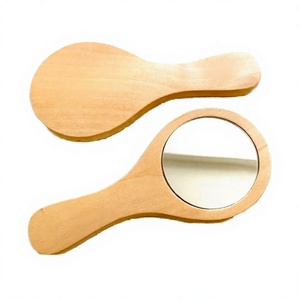 Espejo de Maquillaje de Madera Hecho a Mano de Lujo Jaster con Mango Personalizado y Nombre Grabado - Regalo de San Valentín y Año Nuevo para Chicas, Portátil - Product Image 2