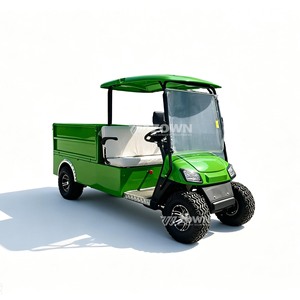 Voiturette de golf électrique de luxe 5-6 places, lumières LED, tableau de bord numérique, batterie au lithium, certifiée CE, homologuée pour la route, pour le terrain de golf - Product Image 3