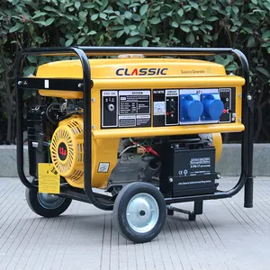 BISON CHINA Electric Generator 6.5kw Gasoline Generator Set 380V 3 Phase 15 Hp 6Kw Generator Petrol