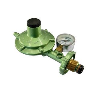 Structure de régulation de pression de gaz en laiton avec manomètre pour Butane/Propane/GPL - Température de fonctionnement de -40°C à 200°C OEM disponible pour la cuisine à domicile - Product Image 3
