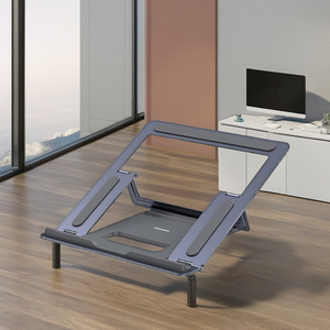 Universal Lazy <strong>Bracket</strong> Phone Holder for Desk Use Adjustable Height Laptop Stand Desk Portable Metal <strong>Computer</strong> Riser Foldable - Product Image 3