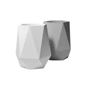 Cube Concrete Silicone Mold Planter Flower Pot Cement Vase Mould Craft Handmade Garden Decoration Tool