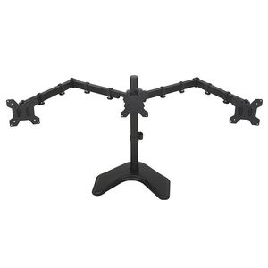 Stock Triple 3 Monitor <b>Stand</b> Extendable Desk Clamp with Three Arms for Mounting Multiple Monitors - Product Image 5