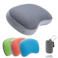 Oreiller de luxe gonflable en TPU ultra-doux, léger, demi-lune, ferme, isolant et anti-humidité