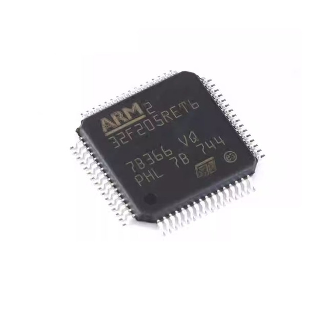 Original Ic Chips STM32F205RET6 STM32F205 LQFP-64 32-bit MCU Microcontroller Chip Integrated Circuits