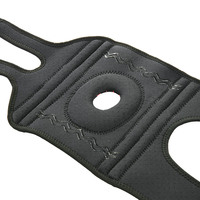Genouillère de sport en néoprène 3 mm avec logo personnalisé, fermeture auto-agrippante, respirante, imperméable, sangles réglables pour l'entraînement en salle de sport