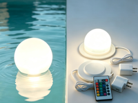 Insert LED sans fil pour base de meubles en acrylique lumineux, batterie rechargeable, télécommande, étanche