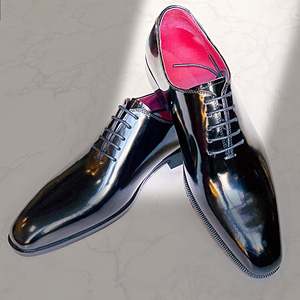 Chaussures Oxford de ville pour hommes, de luxe, de créateur britannique, à bout carré, imperméables, décontractées et formelles, en cuir véritable - Product Image 6