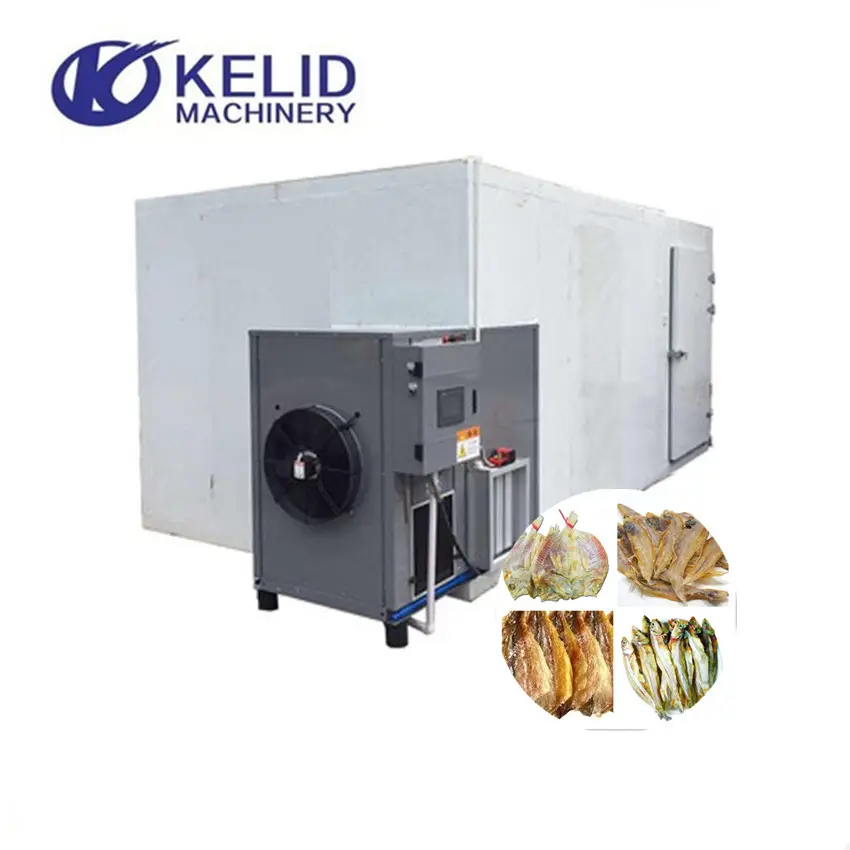 Máquina de secado de pescado, equipo de procesamiento de pescado seco, secador de aire caliente, pescado, camarón, caballito de mar