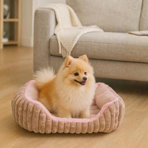 Cuccia Accogliente per Cani e Gatti, Morbido Letto Invernale in Peluche, Materasso Soffice e Confortevole Stile Culla, Taglia Grande - Product Image 4
