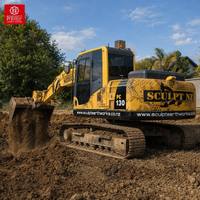 Autocollants de camouflage personnalisés Huiming pour excavatrice, motif nid d'abeille intégral, logo de l'entreprise et marquage du site web, série Komatsu PC