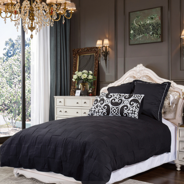 Modern Luxury 100% Linen Bedding Set New Cheap Jacquard Design King Size Fitted Duvet Cover Comfortable Bed Sheet