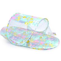 Zogifts bébé moustiquaire pour rose Portable pliant pliable été avec Double concepteur lit hamac tente berceau reine taille