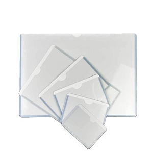 Soft PVC Clear Car Windshield Pockets Self-Adhesive Sticky Index Vinyl Tag Pouch Business Card <strong>Holder</strong> Permit Ticket <strong>Holder</strong> Price - Product Image 4