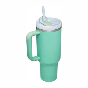 Gobelet isotherme en acier inoxydable à double paroi de 40 oz, personnalisé, avec poignée, pour les voyages et l'aventure - Product Image 1