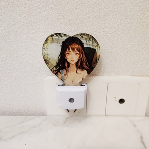 Newest Smart <b>Sensor</b> Night <b>Light</b> Heat Transfer Printing <b>Light</b> Blank Acrylic Wall Lamp for Bedroom Valentine Gift - Product Image 5