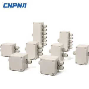 Caja exterior CNPNJI IP65 Caja de conexiones de plástico impermeable Caja de plástico IP65 Caja electrónica Cajas de proyectos personalizados