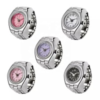 En stock, montre simple en argent avec anneau de réglage, mouvement à quartz SL68, montre pour femmes