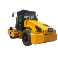 Rouleau vibratoire hydraulique robuste de 10 tonnes, machine de compactage pour asphalte et sols routiers