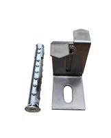 Support de fixation pour mur-rideau, panneau intégré pour isolation et décoration murale extérieure, kit réglable galvanisé