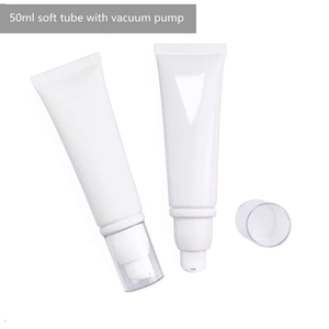 Botellas Cosméticas Blancas de 50 ml (1.69 oz) con Bomba de Vacío para Loción, Sérum, Base de Maquillaje, Envase Cosmético, Botella con Bomba para Maquillaje - Product Image 2