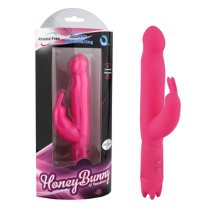 Vibrador Conejito Vibrante Afrodisíaco de 10 Funciones, Silicona ABS Impermeable, Ecológico, Suave, Masajeador de Punto G y Clítoris para Adultos - Product Image 3