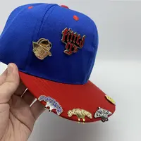 Gorra de béisbol personalizada de esmalte suave, sombrero con clip, alfileres de club