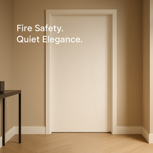 Modern 5-Year Warranty Fire Door Fire Security Rated Internal <strong>Entry</strong> Living Room <strong>Hall</strong> Hotel Apartment Basement Hospital Use - Product Image 5