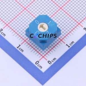 BER-04 Rotary Encoder Switch Through hole Component (THT) Switch 4 True Code - Product Image 1