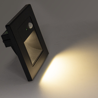 Lumière d'escalier encastrée LED Vertex, éclairage mural, 3500K AC 85-265V ABS 86, éclairage intérieur pour salon, lampe CE