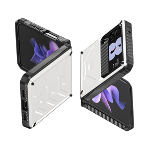 Armor-funda protectora para <span class=keywords><strong>Samsung</strong></span> <span class=keywords><strong>Galaxy</strong></span> <span class=keywords><strong>Z</strong></span>, funda de teléfono móvil 2 en 1 con tapa <span class=keywords><strong>3</strong></span> híbrida - Product Image 2