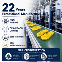 Tongs antidérapantes écologiques en PE à bout ouvert, avec logo personnalisé, certifiées OEM BSCI REACH CE, usine avec 22 ans d'expérience, vente en gros