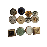 Boutons pression en métal en alliage de zinc durables Décorations de vêtements lavables écologiques pour jeans et manteaux Placage de cuir avec perles